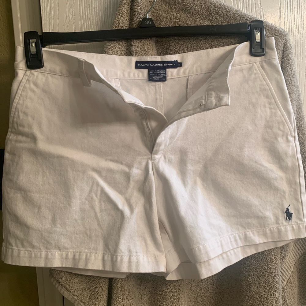 NWOT-Ralph Lauren Sports White Shorts